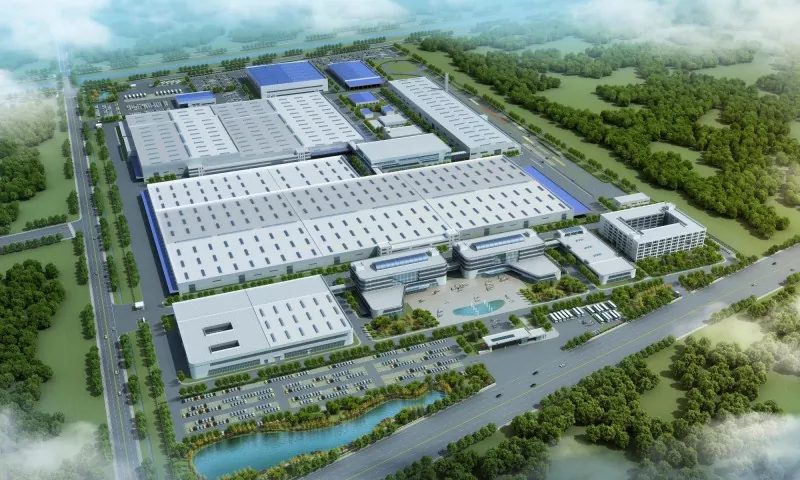 EHSS Prefab Steel Plant ee Jardiinooyinka Warshadaha ee Gawaarida