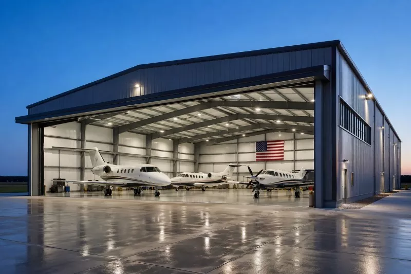Qaab dhismeedka Birta Dhismaha Hangar Gaarka ah